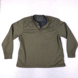 Smith's Workwear Sherpa Lined Waffle Henley L Green